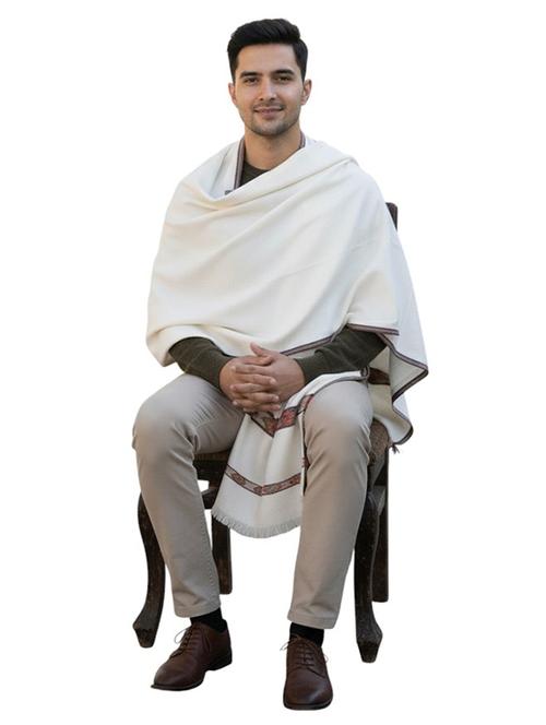 men solid pashmina shawl - 22224530 - Very Small Image - 1