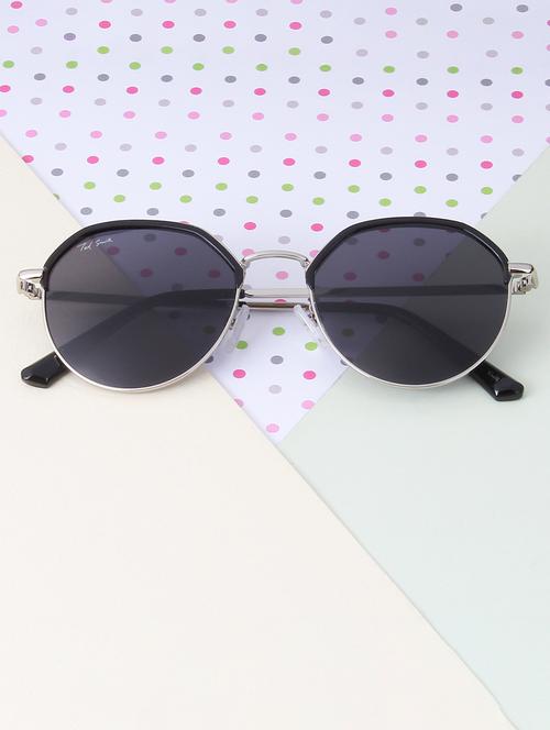 ted smith unisex full rim round sunglasses with polarised lens . - 22225409 - Very Small Image - 1