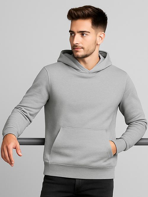 grey fleece plain sweatshirt - 22227196 - Very Small Image - 1