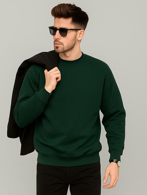 men solid long sleeve regular fit sweatshirt - 22227231 - Very Small Image - 1