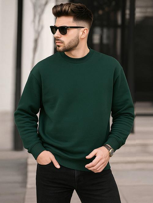 men solid long sleeve regular fit sweatshirt - 22227247 - Very Small Image - 1