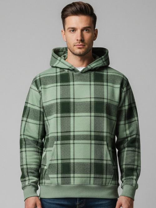 men checkered long sleeve regualr fit sweatshirt - 22227265 - Very Small Image - 1