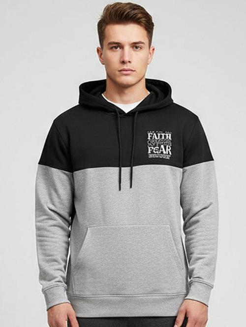 men color block long sleeve regular fit sweatshirt - 22227269 - Very Small Image - 1