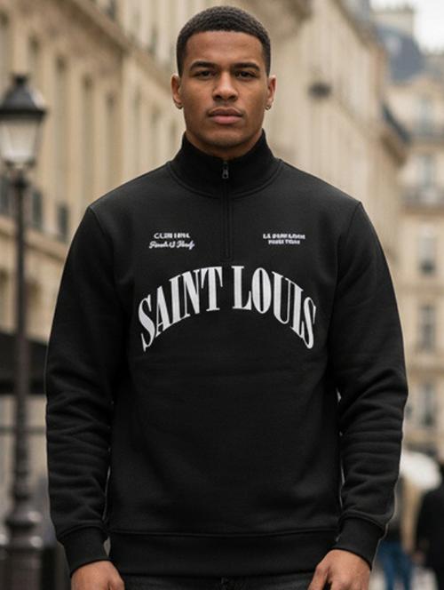 men front print long sleeve regular fit sweatshirt - 22227300 - Very Small Image - 1