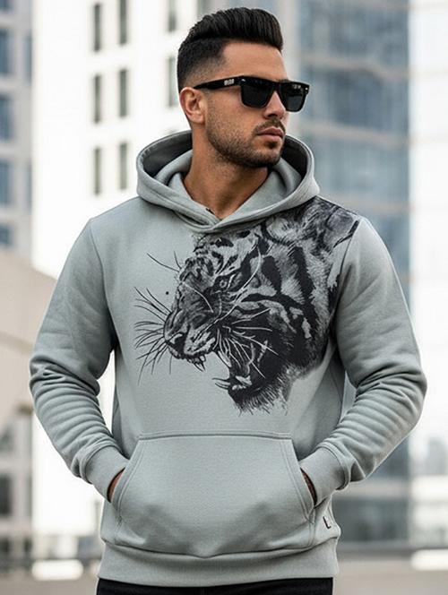 men placement print long sleeve regular fit sweatshirt - 22227303 - Very Small Image - 1