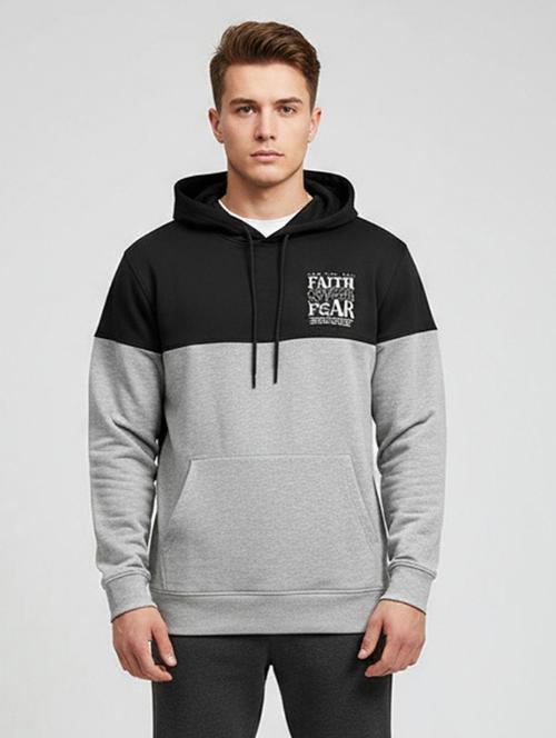 men color block long sleeve regular fit sweatshirt - 22227319 - Very Small Image - 1