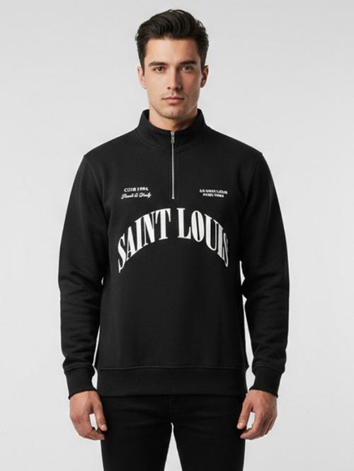 men front print long sleeve regular fit sweatshirt - 22227325 - Very Small Image - 1