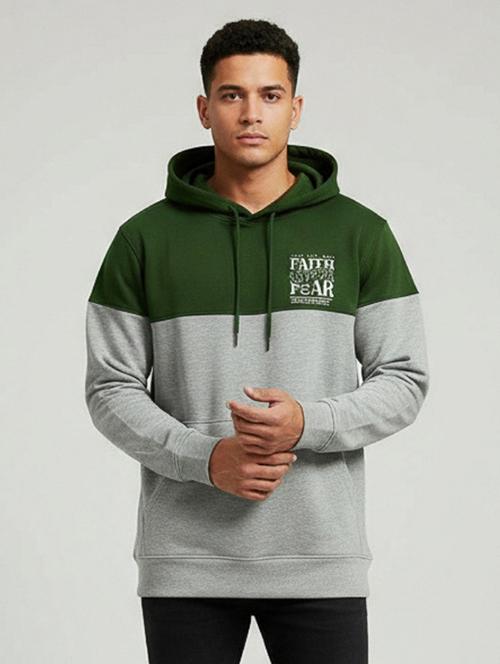 men color block long sleeve regular fit sweatshirt - 22227346 - Very Small Image - 1