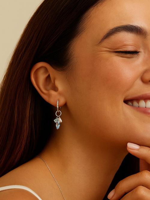 Women Stone Danglerdrop Earrings - 22227625 - Very Small Image - 1