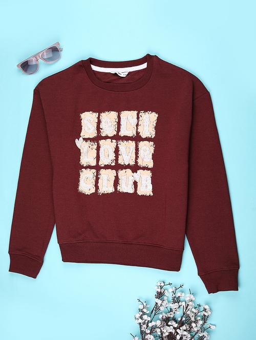 girls printed long sleeve sweatshirt - 22227680 - Very Small Image - 1