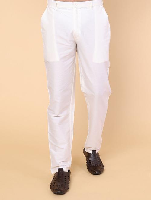 men solid mid rise ethnic pyjama  - 22228109 - Very Small Image - 1