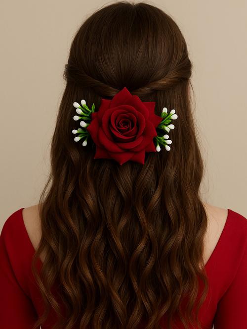 women floral hair claw clip for women - 22228770 - Very Small Image - 1