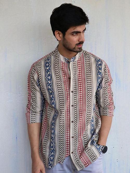 multi colored cotton casual shirt - 22228810 - Very Small Image - 1