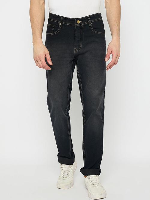 men washed mid rise full length jeans - 22230638 - Very Small Image - 1