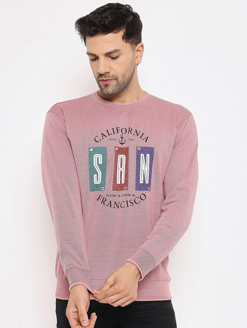men typographic long sleeve regular fit sweatshirt - 22230700 - Very Small Image - 1