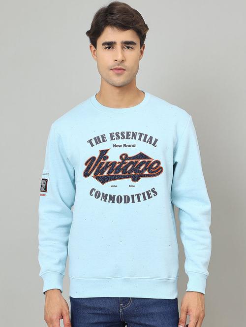 men typographic long sleeve regular fit sweatshirt - 22230724 - Very Small Image - 1