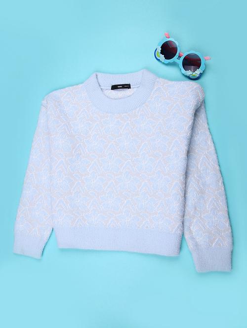 girls self designed long sleeve sweater - 22231454 - Very Small Image - 1