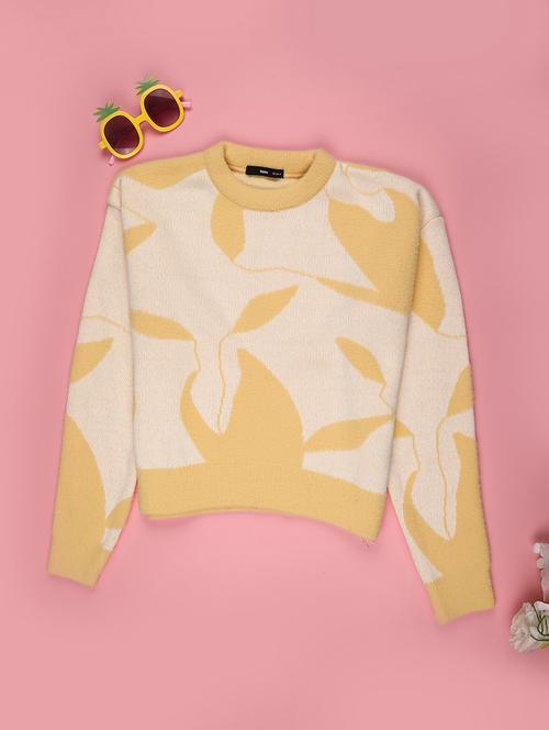 girls self designed long sleeve sweater - 22231455 - Very Small Image - 1