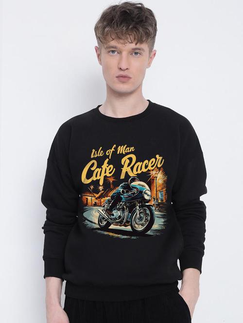 men front print long sleeve regular fit sweatshirt - 22231587 - Very Small Image - 1