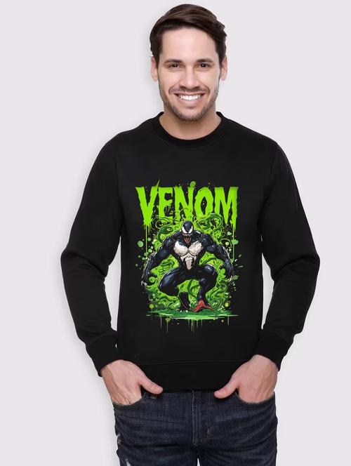 men front print long sleeve regular fit sweatshirt - 22231626 - Very Small Image - 1