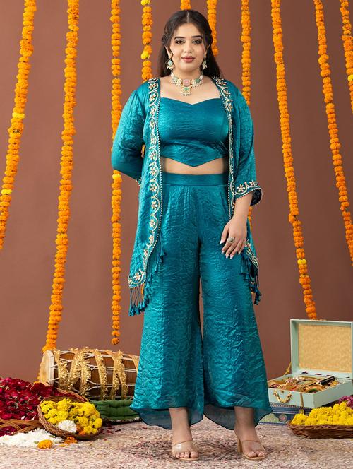 women plus size sweetheart neck fusion set - 22231737 - Very Small Image - 1