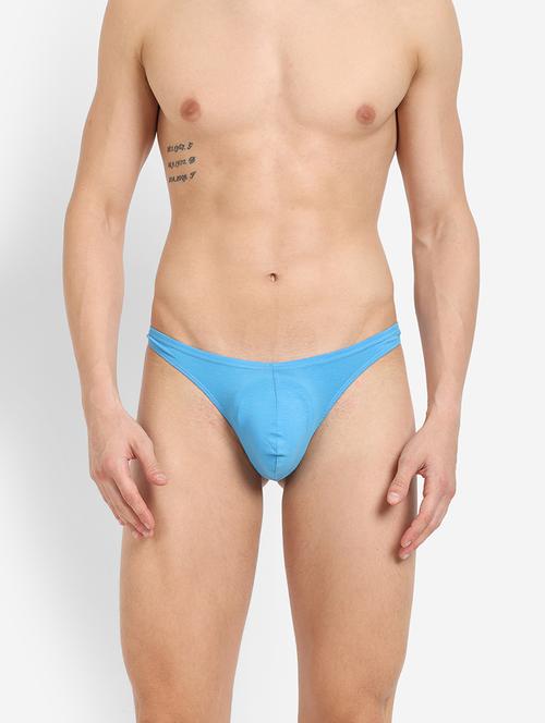 men solid thongs brief - 22241923 - Very Small Image - 1