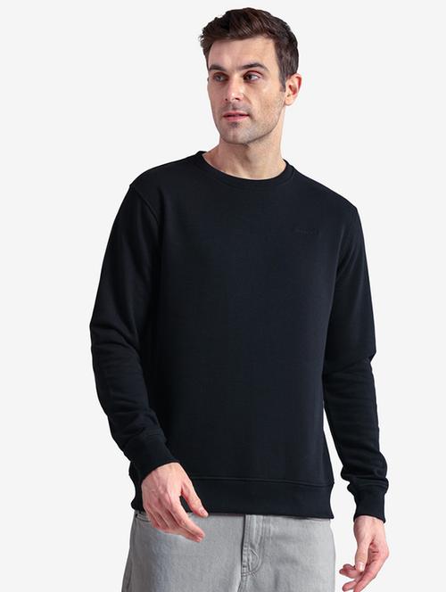men solid long sleeve regular fit sweatshirt - 22243969 - Very Small Image - 1