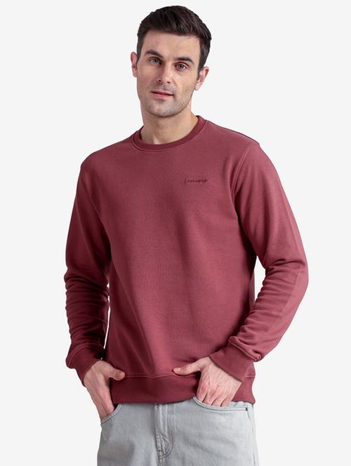 men solid long sleeve regular fit sweatshirt - 22243971 - Very Small Image - 1