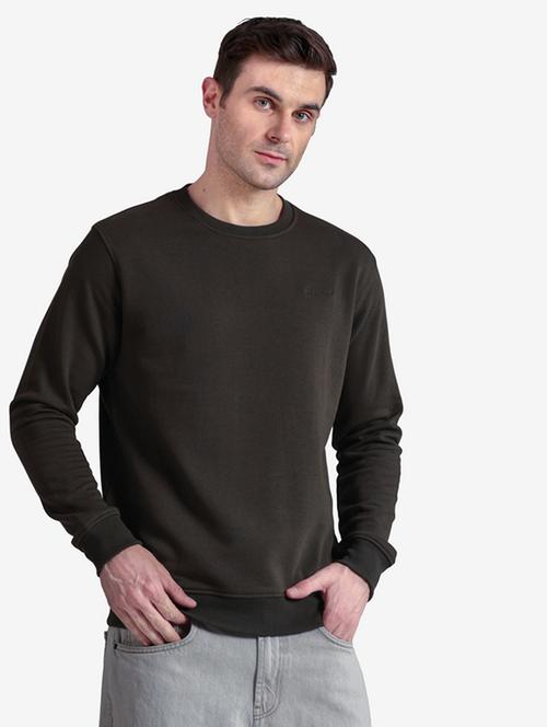 men solid long sleeve regular fit sweatshirt - 22243976 - Very Small Image - 1