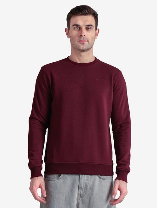 men solid long sleeve regular fit sweatshirt - 22243980 - Very Small Image - 1