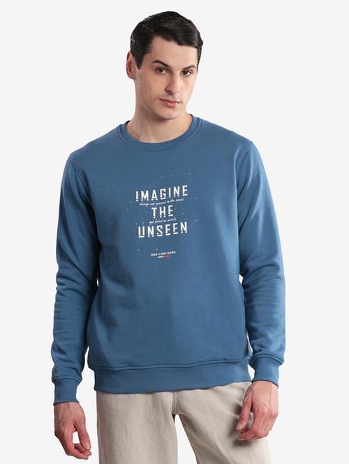 men typographic long sleeve regular fit sweatshirt - 22243982 - Very Small Image - 1