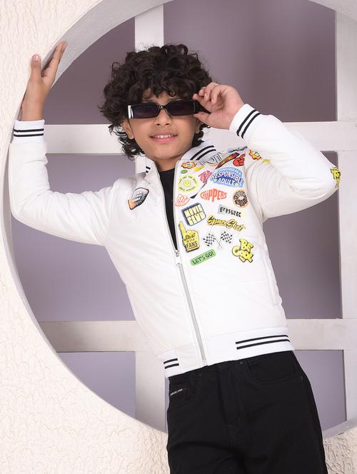boys printed long sleeve bomber jacket - 22244265 - Very Small Image - 1