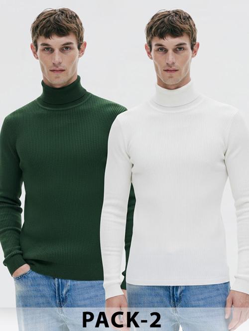 men pack of 2 solid long sleeve pullover - 22246134 - Very Small Image - 1