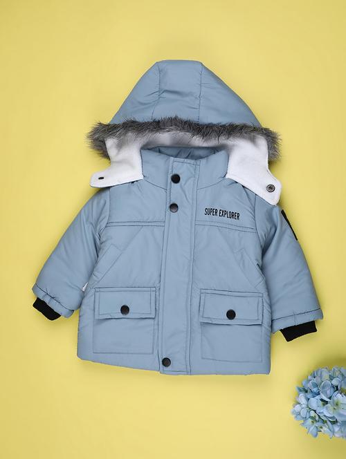 boys solid long sleeve jacket - 22247382 - Very Small Image - 1