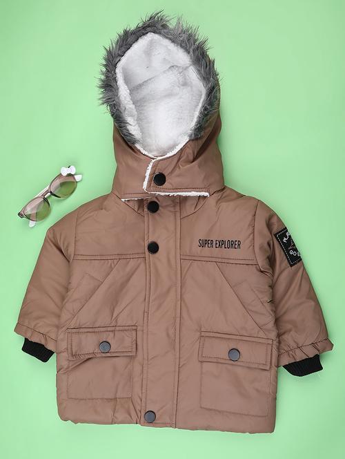 boys solid long sleeve jacket - 22247383 - Very Small Image - 1