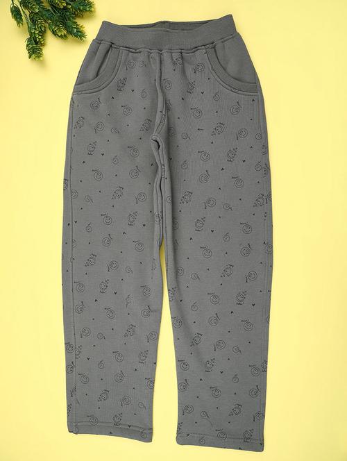 girls printed mid rise track pant - 22247446 - Very Small Image - 1