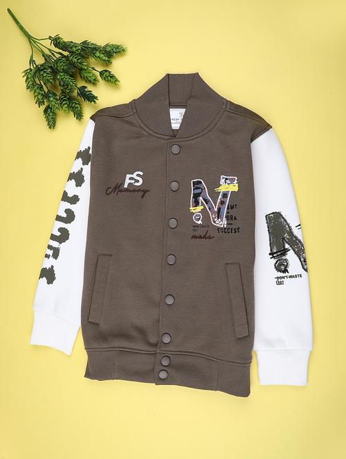boys printed long sleeve varsity jacket - 22248673 - Very Small Image - 1