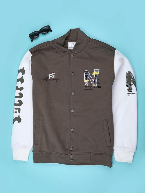 boys printed long sleeve varsity jacket - 22248735 - Very Small Image - 1