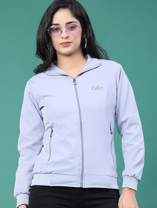 women solid long sleeve regular jacket - 22249626 - Very Small Image - 1