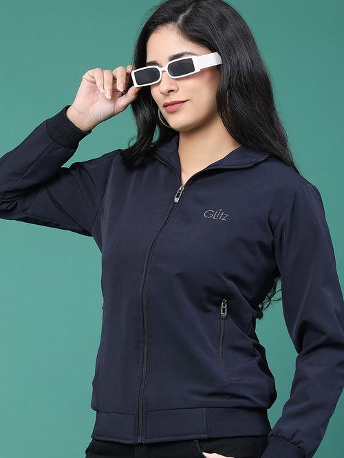 women solid long sleeve regular jacket - 22249628 - Very Small Image - 1