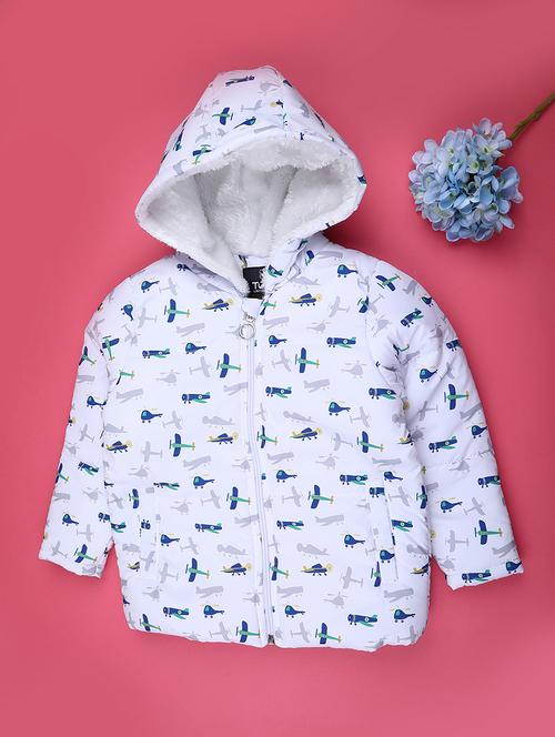 girls printed long sleeve bomber jacket - 22249862 - Very Small Image - 1