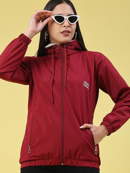 women solid long sleeve regular jacket - 22250008 - Very Small Image - 1