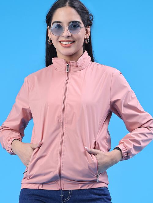 women solid long sleeve regular jacket - 22250043 - Very Small Image - 1