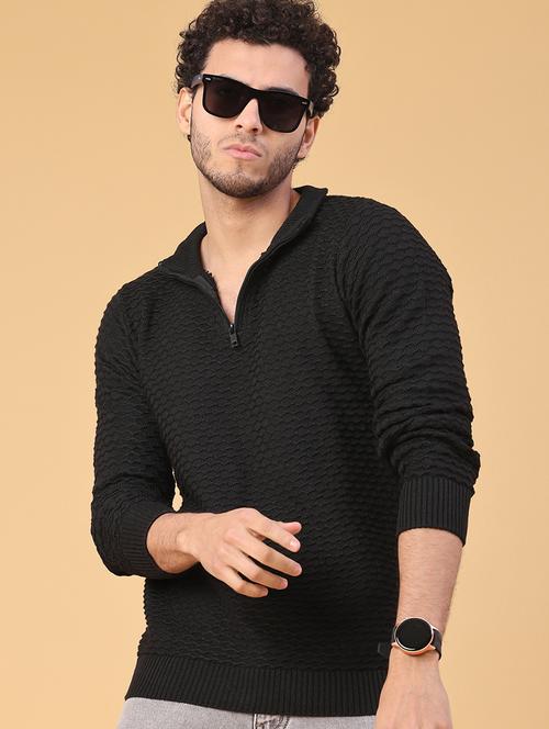 men self design long sleeve regular fit pullover  - 22250987 - Very Small Image - 1