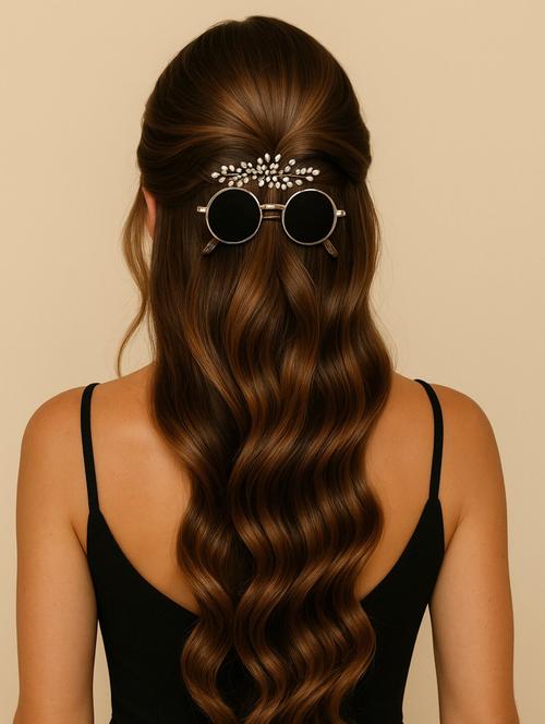 Women Embellished Goggle Hair Clip - 22251424 - Very Small Image - 1