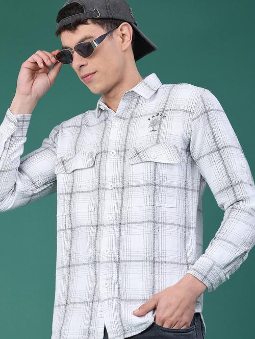 white cotton shacket - 22255734 - Very Small Image - 1