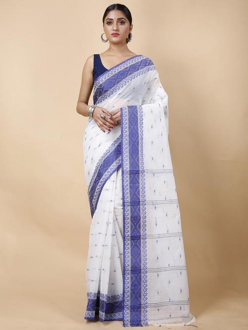 women self design handloom saree - 22261333 - Very Small Image - 1
