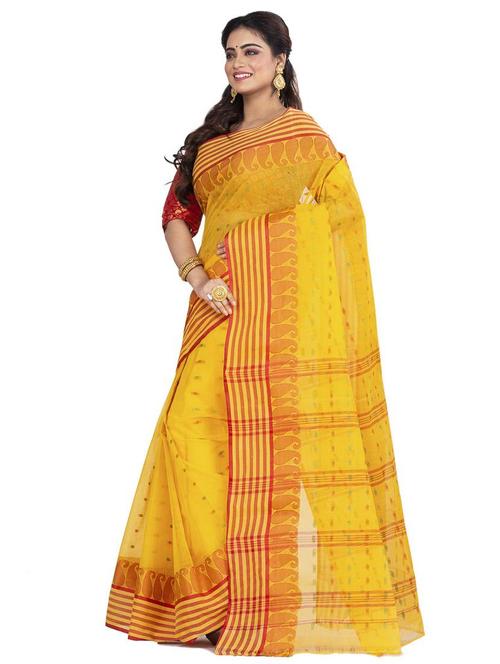 women self design handloom saree - 22261932 - Very Small Image - 1
