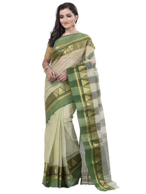 women self design handloom saree - 22262707 - Very Small Image - 1