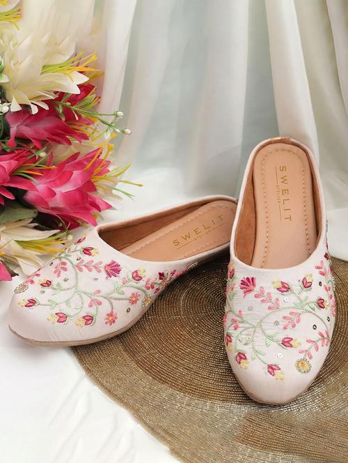 women embroidered flat mules - 22263442 - Very Small Image - 1